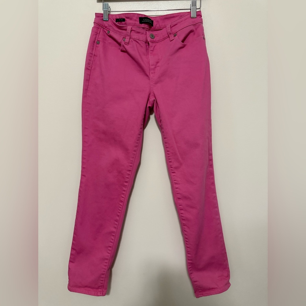 Talbots five pocket pink slim ankle Jean in size 4